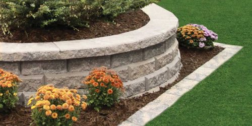 Retaining Wall, Landscaping Wall, Stone Wall, Flower Bed